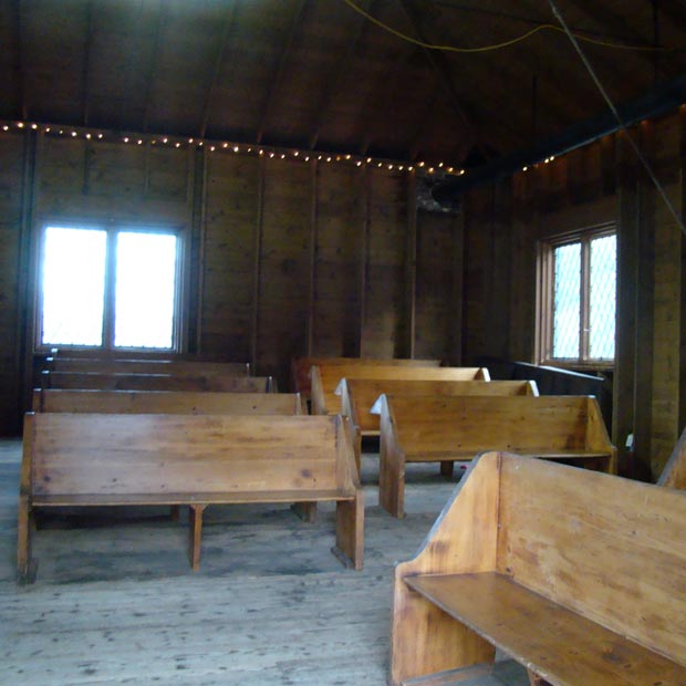 Meeting House inside view